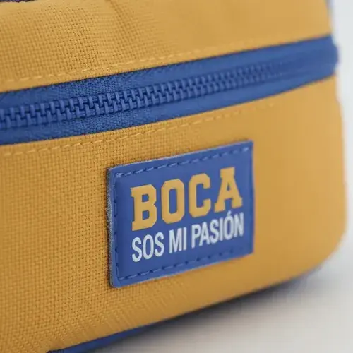 Cartuchera Boca Juniors Estuche Escolar Fútbol Licen Color Boca Escudo 1 10