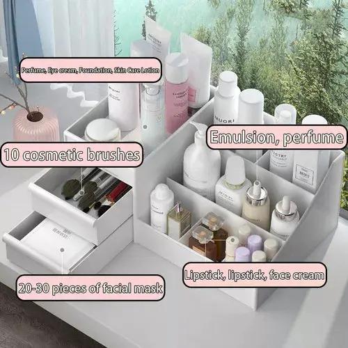 Organizador Maquillaje Cremas Escritorio Oficina Con Cajones 11
