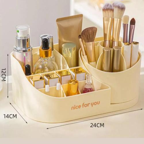 Organizador Maquillaje Porta Brochas Giratorio Cosmeticos 10
