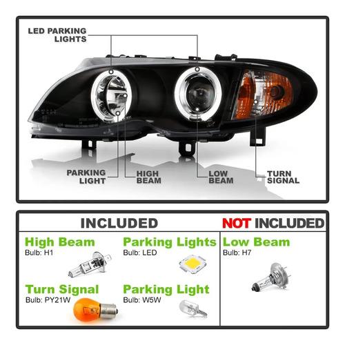 Faros Delanteros Led Halo Proyector Bmw Serie3 E46 2002-2005 7