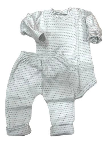 Combo Bebe Conjunto Recien Nacido Body + Pantalon 2 Piezas 7