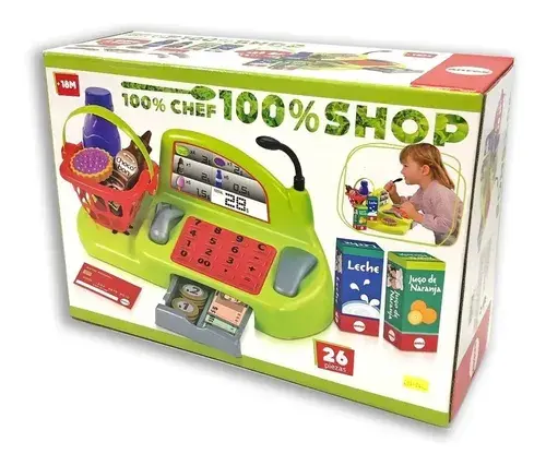 Caja Registradora Supermercado Shop Compras Juguete Antex Vs 3