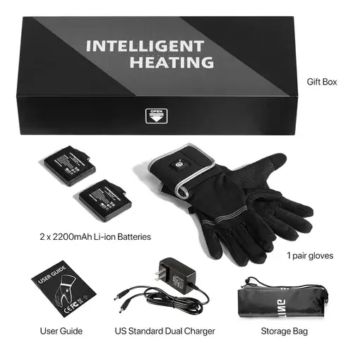 Guantes Térmicos Savior Heat Recargables Ultralivianos 3