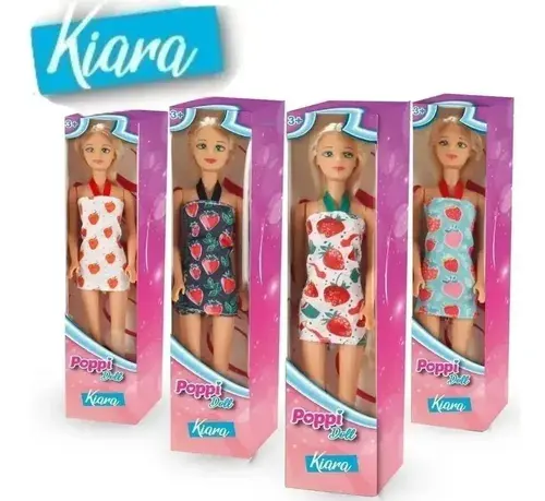 Muñeca Kiara 30cm Poppi Doll Articulada Varios Modelo Surtid 4