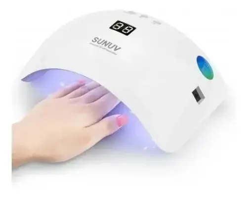 Cabina Uñas Uv 48w Timer Sensor Gel Semipermanente Secado Blanco 2