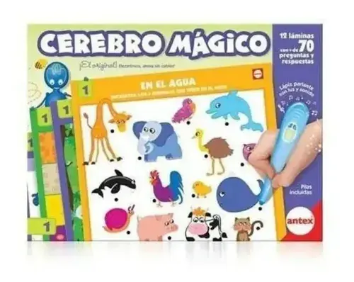 Cerebro Mágico Lapiz Electrónico Luz Y Sonido Aprende Y Juga 2