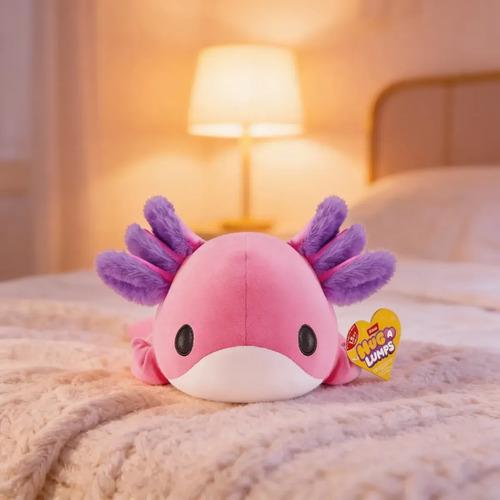 Peluche De Apego Hug A Lumps Mediano Para Abrazar Animales Ajolote 6