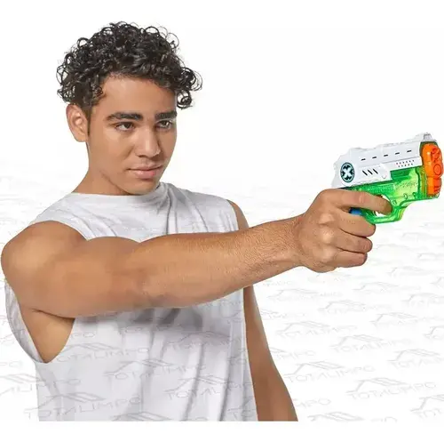 Pistola De Agua Zuru X-shot Nano Fast Fill Llenado Rapido Azul Y Verde 4