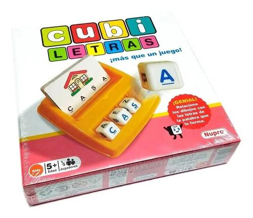 Juego De Mesa Didactico Cubi Letras Nupro Ii 4