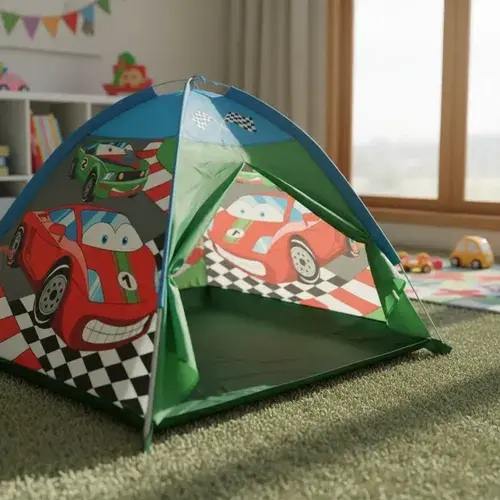 Carpa Iglu Casita Infantil Nene Autitos Poppi 112x112x94 Cm 2