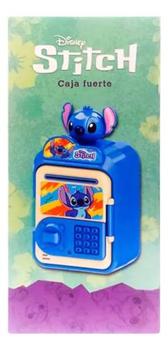 Caja Fuerte De Juguete Lilo Y Stich Alcancia A Pilas Stitch Stitch Azul 2