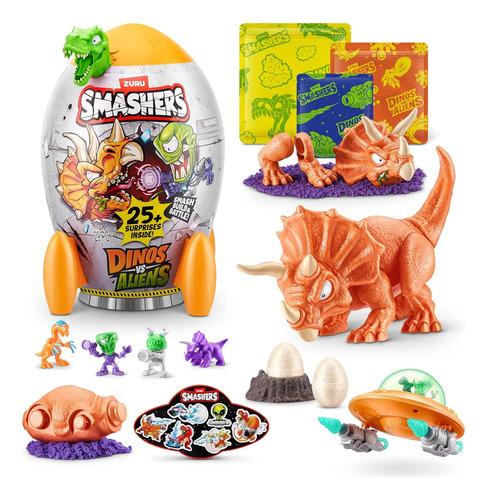 Smashers Dinos Vs Alliens Cohete + 25 Sorpresas Dinosaurios 5