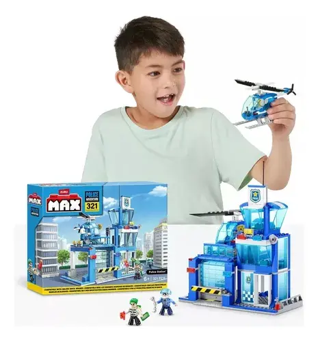 Bloques Max Estacion De Policia City Police 321 Piezas Zuru 321 Estacion Policial 3