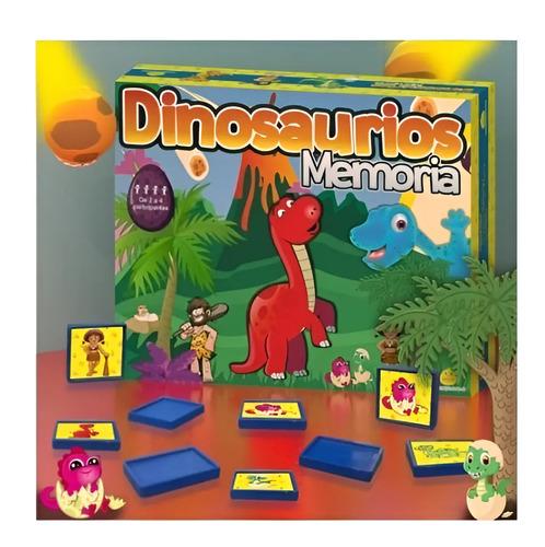 Juego De Mesa Dinosaurios Memoria Animales Didactico Yuyu 2