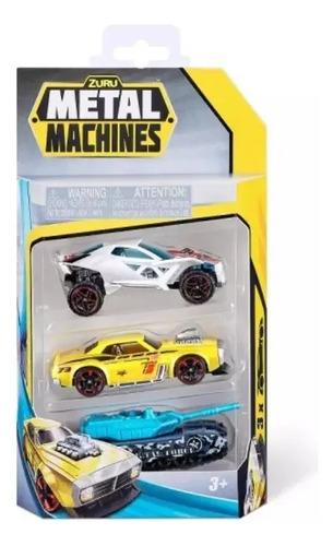Autos Autitos Colección Metal Machine X3 Zuru Wheels Surtido Multicolor 4