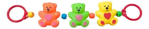 Sonajero De Ositos Con Corazon Multicolor Baby Toys Multicolor Surtido Ositos Con Corazón