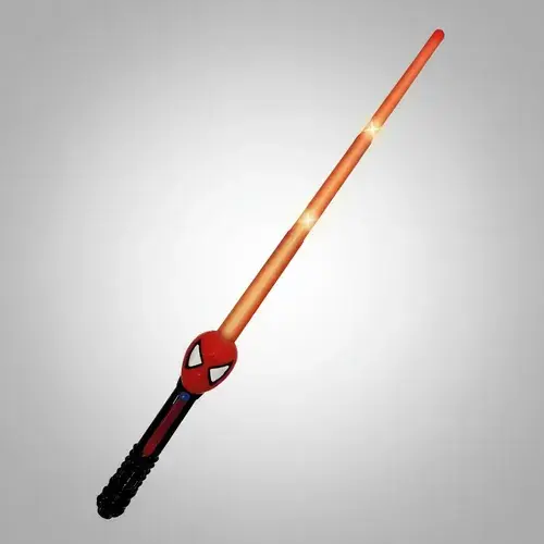 Espada De Juguete Spidey Spiderman Roja 40cm Con Luz Y Sonid Rojo 3