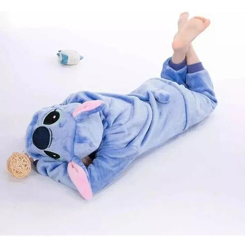 Pijama Stich Enterito Infantil Suave Disfraz Abrigad Premium 3