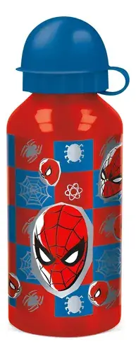 Botella 400ml Infantil Cn Pico Aluminio Resistente Personaje