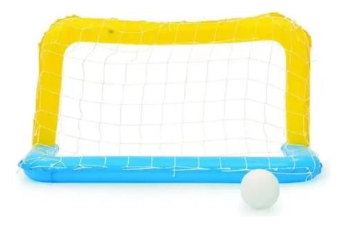 Arco De Futbol Para Pileta Water Polo Oferta Incluye Pelota- 6