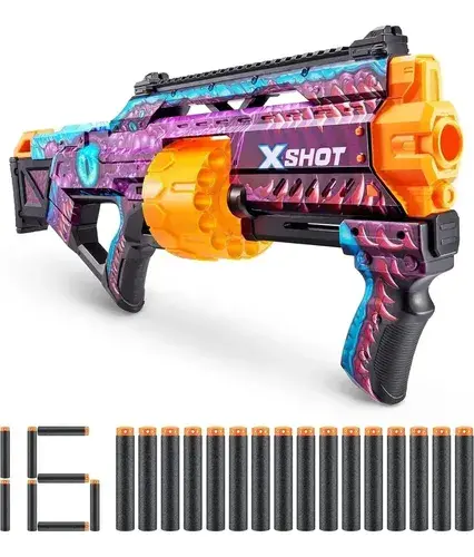 Pistola De Dardos X Shot Skins Stand Ametralladora Diseños 6