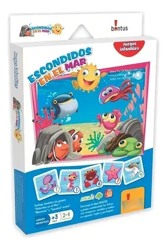 Juego De Mesa Escondidos En El Mar - Bontus 4