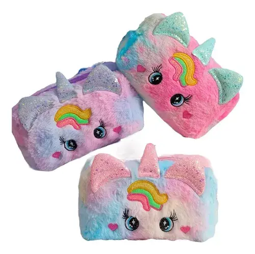 Monedero Mini Porta Cosmeticos Gatito Llavero Maquillaje 4