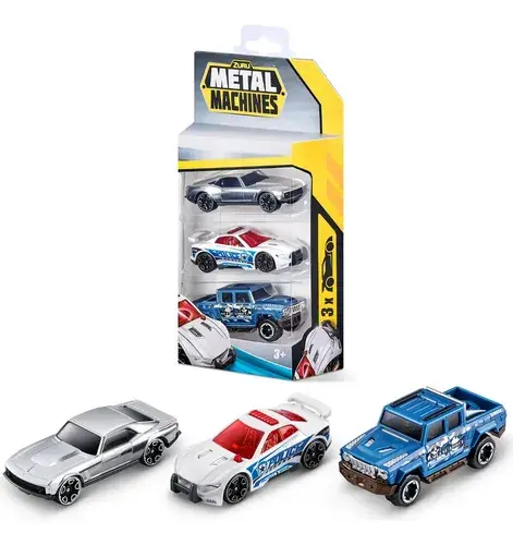 Autitos Autos Coleccion Metal Machines Pack X3 Zuru Surtido Metal Machine Multicolor 4