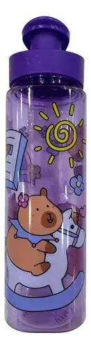 Botella Capybara Con Pico 750ml Transparente Carpincho 4