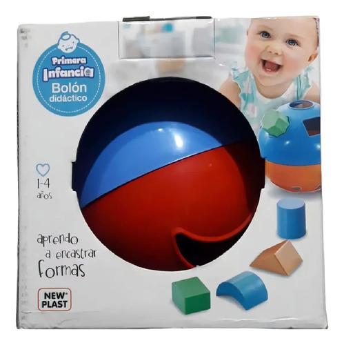 Juego Encastre Bolon Didactico New Plast Pelota Para Bebe Multicolor 5