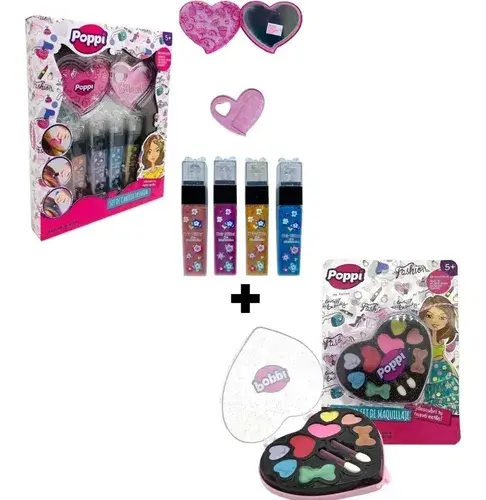Super Combo Set De Maquillaje + Set De Cabello Infantil Niña 2
