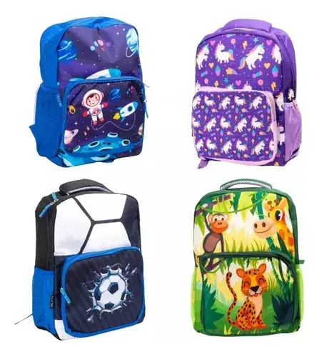 Mochila Infantil Escolar Astronauta En Espacio + Cartuchera 8