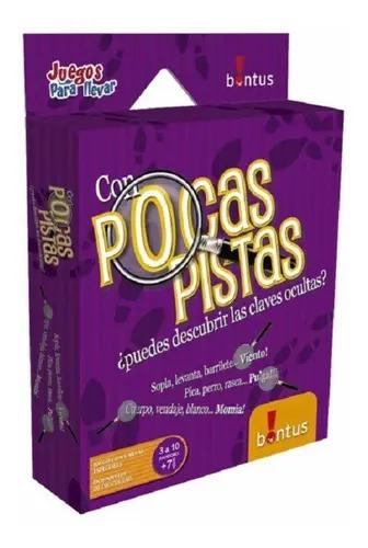 Juego De Mesa Pocas Pistas Bontus Cartas 3 A 10 Jugadores 3