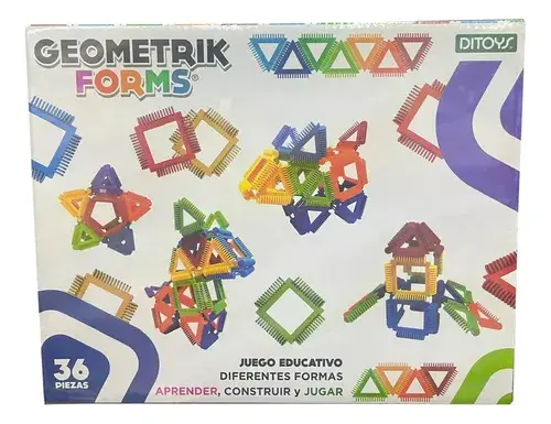 Bloques Geometrik Forms Para Armar 36 Piezas Juego Didactico 36 5
