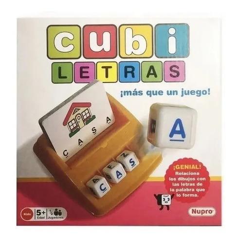 Cubi Letras Juego Didactico Educativo Aprende A Leer Nupro 5