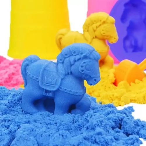 Arena Mágica Juego Oosh Smart Sand Zuru Color Celeste 2