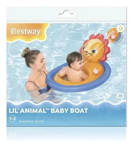 Asiento Flotador Para Bebe Inflable Animalitos C Pasa Pierna 6