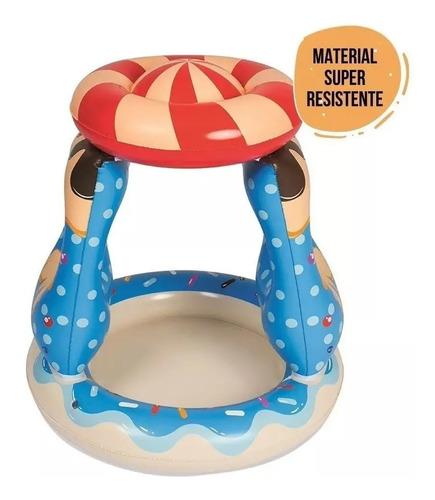 Pileta Pelotero Inflable Para Bebe Mono Selva Con Techo 15