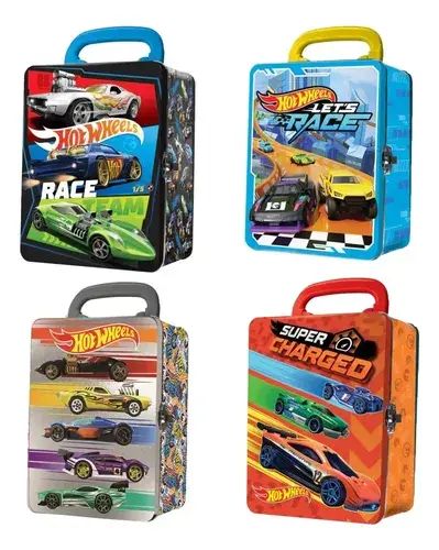 Super Combo 15 Autitos Hot Wheels Auto + Valija Guarda Autos 13