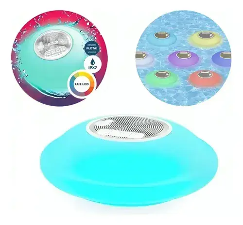 Combo Parlante Pileta + 3 Posa Vaso Inflable Vs