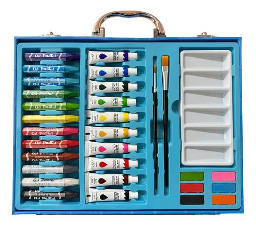 Kit Escolar 53 Piezas Sebigus Con Lápices Color Fibras Dibujo Pintura Modelo 56569 3