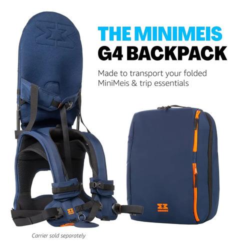 Mochila Minimeis G4 28l Marina Compatible Con Portabebés G4 Azul Marino 4