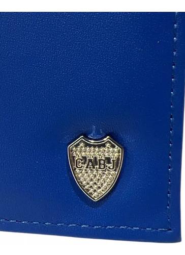 Billetera De Hombre Boca Juniors De Cuero Licencia Oficial 8
