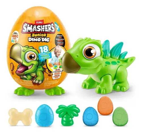 Dino Smashers Huevo Dinosaurio 18 Sorpresas C Masas Y Moldes 2