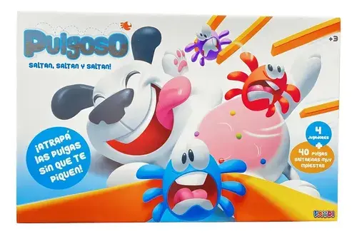 Pulgoso Juego De Mesa Perro Atrapa Las Pulgas Faydi -fdp1701 3