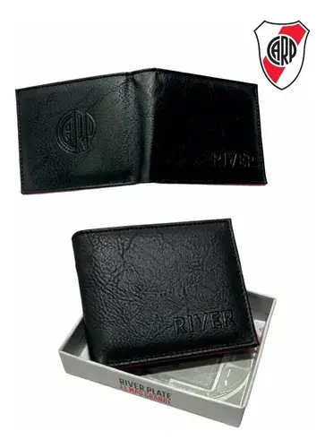 Billetera De Hombre River Plate De Cuero Licencia Original 3