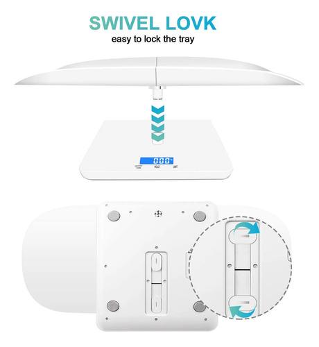 Báscula Digital Mindpet-med Para Bebés Y Mascotas 100 Kg Blanco 5