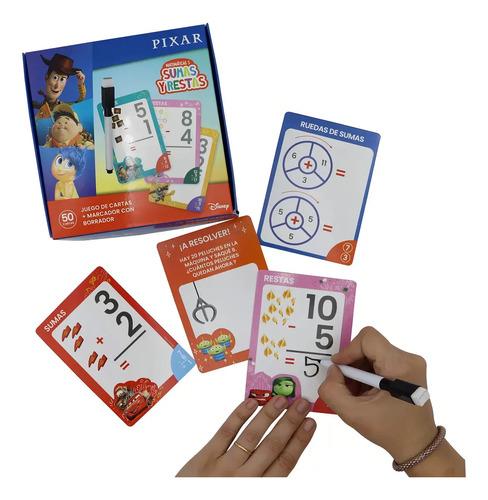 Cartas Matematicas 77119 Sumas Y Restas Pixar Barco De Papel 2
