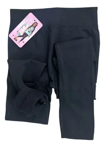 Calza Termica Niños Niñas Elastizada Abrigada Invierno Negro Polar Unico 4