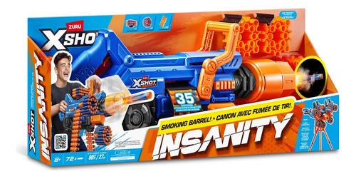 Lanzador X-shot Insanity Smoking Barrel 7664 Color Azul 3